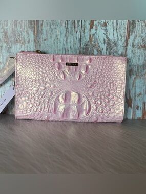 NWT Brahmin ROSE WATER DAISY Pink price firm Great eye placement